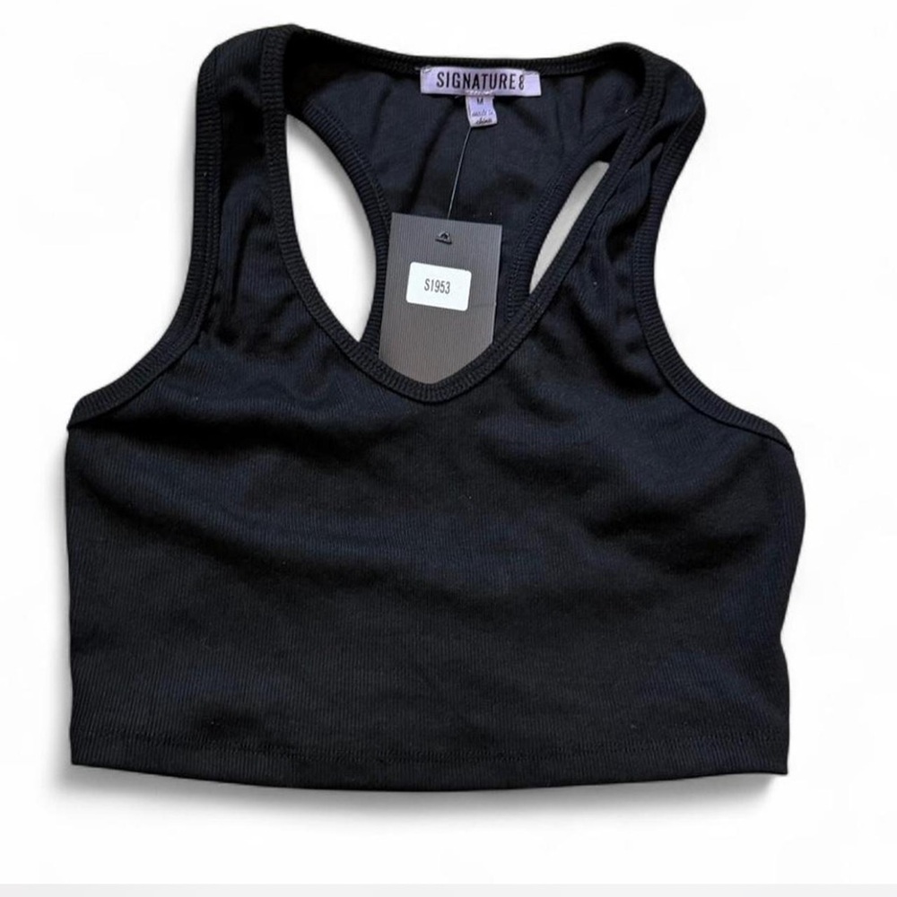 ‎Racerback Cropped Tank Top